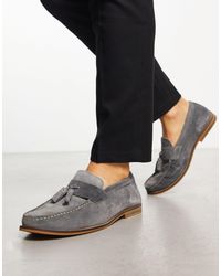 Schuh - – rich – loafer aus em wildleder mit bommel - Lyst