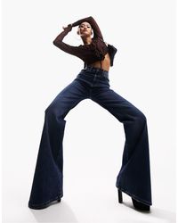 ASOS - '70's' Power Stretch Flared Jeans - Lyst