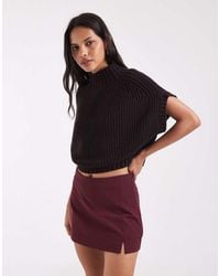 ASOS - Tailored Pelmet Mini Skort With Split - Lyst