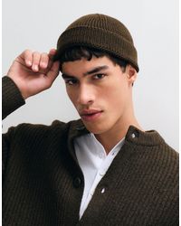 ASOS - – gerippte mini-strickmütze - Lyst