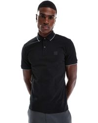 BOSS - Polo De Corte Slim Con Ribetes Y Logo Distintivo De Piqué Passertip De - Lyst