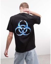 Huf - Sector Logo T-shirt With Back Print - Lyst
