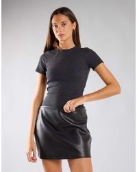 Glamorous - Side Zip Mini Skirt - Lyst
