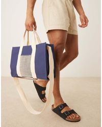 ASOS - Schoudertas Van Canvas Met Structuur - Lyst
