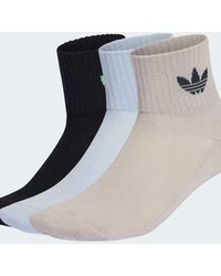 adidas Originals - Set Van 3 Paar Halfhoge Sokken - Lyst