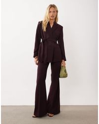 Mango - Iguana taillierte ausgestellte hose als kombiteil - Lyst