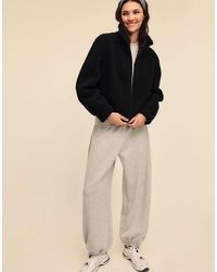 Stradivarius - Zip-up Faux Shearling Lined Jacket - Lyst