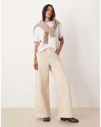 Calvin Klein - Super Wide Chino Trousers - Lyst