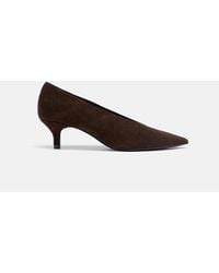 Stradivarius - – geschlossene absatzschuhe aus leder - Lyst