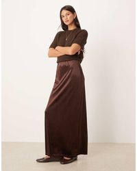 NARRATED - Ruched Maxi Skirt - Lyst