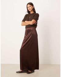NARRATED - Ruched Maxi Skirt - Lyst