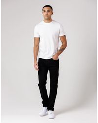 French Connection - Cotton Straight Leg Stretch Denim Jeans - Lyst