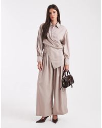 ASOS - Gathered Waist Trousers Co-ord - Lyst