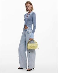 Desigual - Small Shiny Bow Bag - Lyst