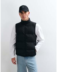 New Look - Puffer Gilet - Lyst