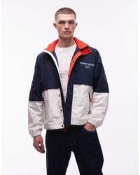 Tommy Hilfiger - Color Block Windbreaker Jacket - Lyst