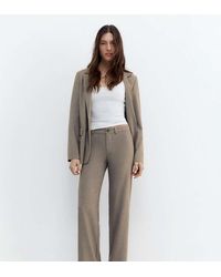 Pull&Bear - Petite Pants With Back Pockets - Lyst