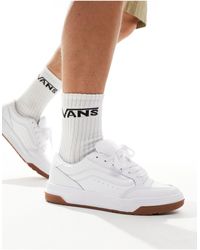 Vans - Zapatillas deportivas blancas con suela gruesa - Lyst