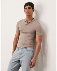 ASOS - Essentials Muscle Fit Polo - Lyst