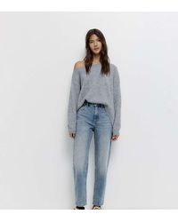 Pull&Bear - Petite High-waist Mom Fit Jeans - Lyst