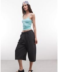 Collusion - Pinstripe 3/4 baggy Culotte - Lyst
