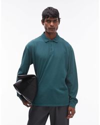 TOPMAN - – langärmliges polohemd - Lyst