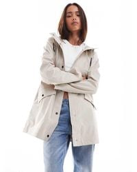 ONLY - Hooded Raincoat - Lyst