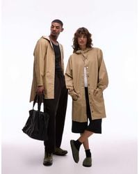 Rains - Chaqueta Larga Impermeable Con Capucha 12020 De -Beis Neutro - Lyst