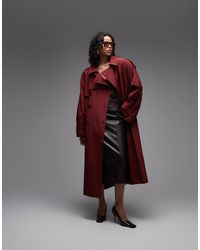ASOS - Oversized Belted Maxi Trench Coat - Lyst