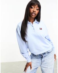 Tommy Hilfiger - Relaxed Badge Long Sleeve Rugby Top - Lyst