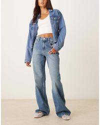 Free People - Tinsley baggy High Rise Straight Leg - Lyst