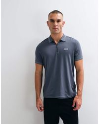Barbour - Short Sleeve Half Zip Polo Shirt - Lyst