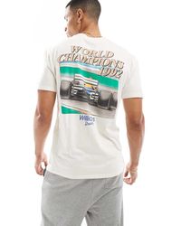 Hollister - Camiseta Con Estampado "Racing" En La Espalda De -Blanco - Lyst