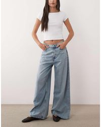 ARKET - Cedar High Rise Wide Leg Jeans - Lyst