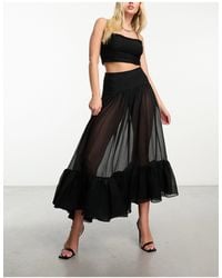 & Other Stories - Full Maxi Skirt With Tiered Hem - Lyst