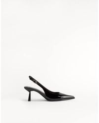 Bershka - Kitten Heel Slingback Shoes - Lyst