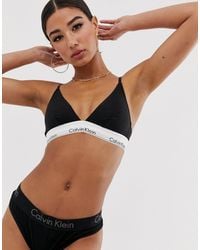 calvin klein modern branded strap triangle