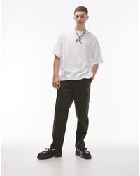 TOPMAN - Toelopende Broek Van Corduroy - Lyst