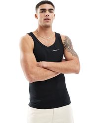 Good For Nothing - Ribbed Branded Vest - Lyst