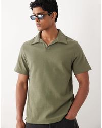Mango - – strukturiertes strick-t-shirt - Lyst