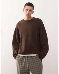 Weekday - Rechte Oversized Trui - Lyst