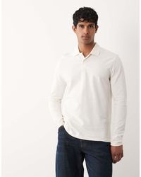 ASOS - Essentials Regular Fit Long Sleeve Polo - Lyst