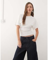 Noisy May - Cinch Waist T-Shirt - Lyst
