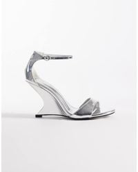 Public Desire - Heeled Wedge Sandals - Lyst