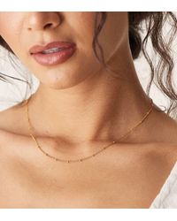 Orelia - Satellite Chain Necklace - Lyst