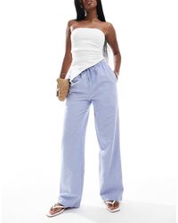 Superdry - Cotton Stripe Elasticated Trousers - Lyst