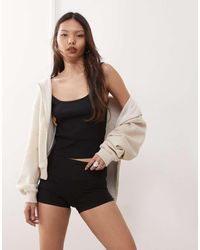 Weekday - Jersey Hot Pants - Lyst