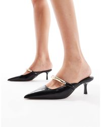 ALDO - Kalidda Pointed Toe Heeled Mule Sandal - Lyst