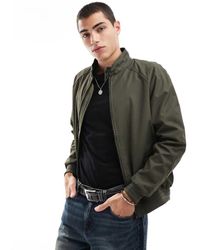 Brave Soul - Harrington Jacket With Ribbed Cuff And Hem - Lyst