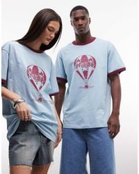 Reclaimed Vintage - Unisex Oversized Ringer T-shirt With Hot Air Balloon Graphic - Lyst